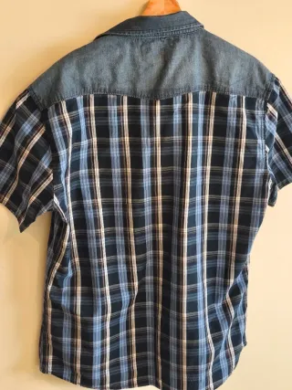 Camisa Inside cuadros azul XL