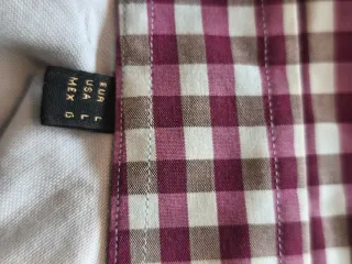 Camisa cuadros Massimo Dutti Talla L