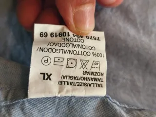 Camisa Inside T XL Azul Claro