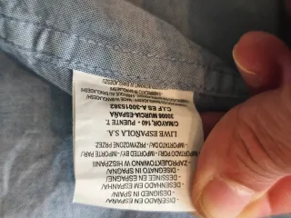 Camisa Inside T XL Azul Claro