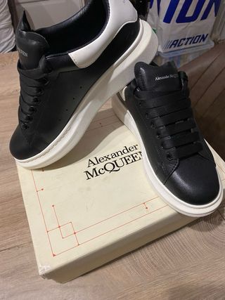 Alexander McQueen Scarpe Uomo Nere Bianche