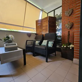 Conjunto Jardín 4 Plazas Ratán Negro
