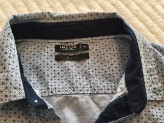 Camisa Inside XL Estampado Azul