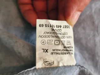 Camisa Inside XL Estampado Azul