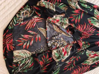 Vestido estampado hojas T L