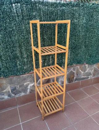 Estantería de bambú 130 cm
