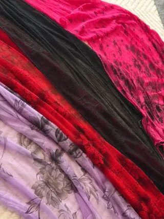 Lote 4 Chalinas Estampadas