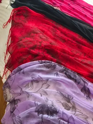 Lote 4 Chalinas Estampadas