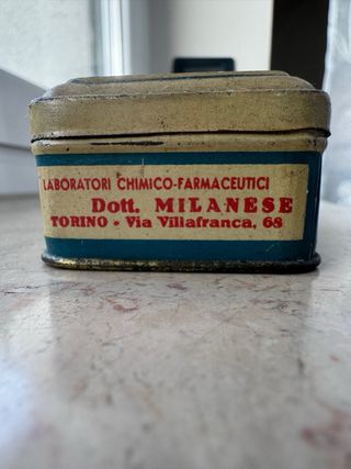 Tre scatole Vintage Gianduiotti Farmaco Biscotti