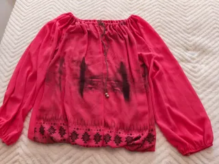 Camisa italiana rosa talla L