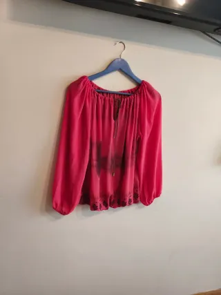 Camisa italiana rosa talla L