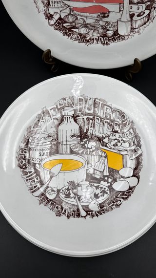 6 Piatti Richard Ginori Fiera Tartufo Alba 1968