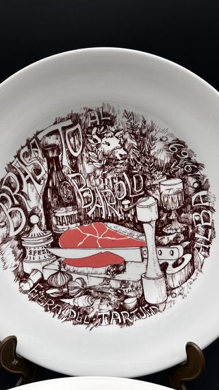 6 Piatti Richard Ginori Fiera Tartufo Alba 1968