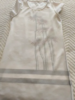 Vestido Giltome Flores Rojas Talla M