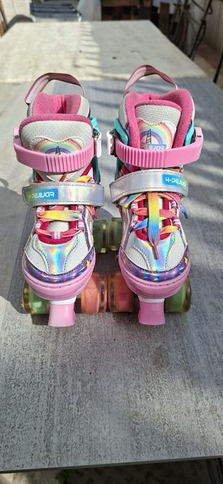 Pattini a rotelle unicorno bambina