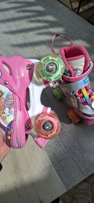 Pattini a rotelle unicorno bambina