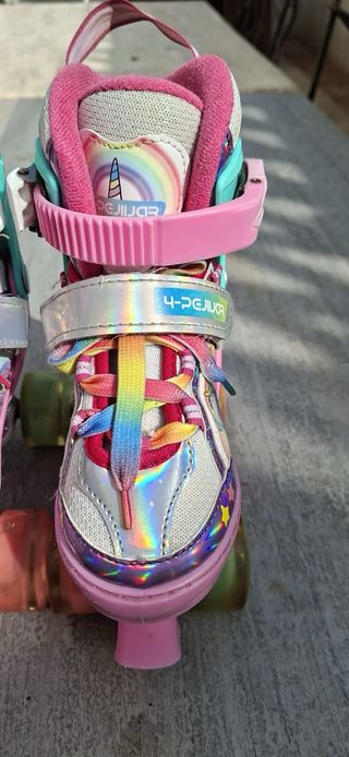 Pattini a rotelle unicorno bambina