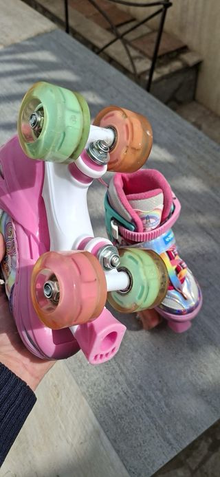 Pattini a rotelle unicorno bambina