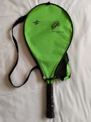 Raqueta de tenis infantil verde