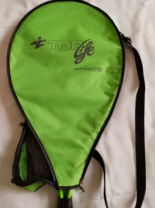 Raqueta de tenis infantil verde