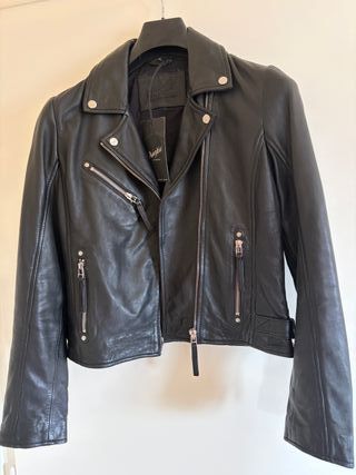 Giubbotto vera pelle nero