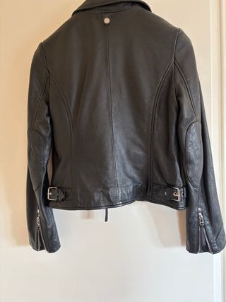 Giubbotto vera pelle nero