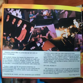 CD Transilvania 666 Tributo Iron Maiden 2CD DP