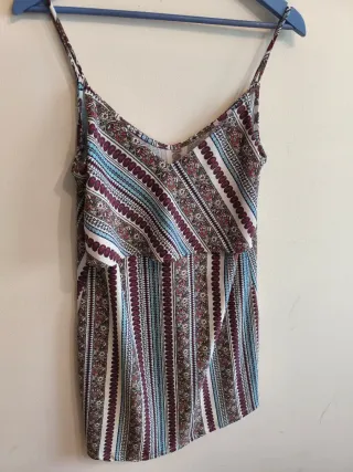 Vestido sin mangas estampado T M