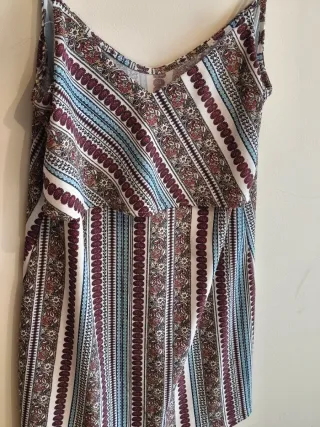 Vestido sin mangas estampado T M