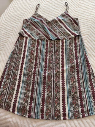 Vestido sin mangas estampado T M