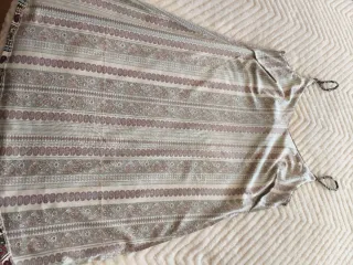 Vestido sin mangas estampado T M