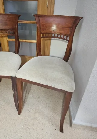 4 Sillas Banak + regalo 2 sillas  restaurarar