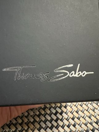 Pendientes Thomas Sabo Plata y Circonitas Negras