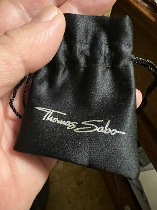 Pendientes Thomas Sabo Plata y Circonitas Negras