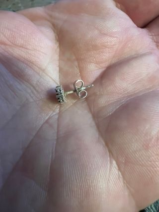 Pendientes Thomas Sabo Plata y Circonitas Negras