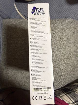 IRIS 2200 UHD Decodificador SAT