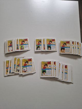 Colección Cromos Dragon Ball Ediciones este años90