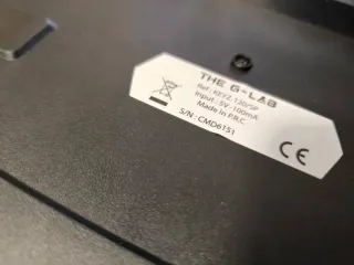 Tastiere da gioco nero con luci LED