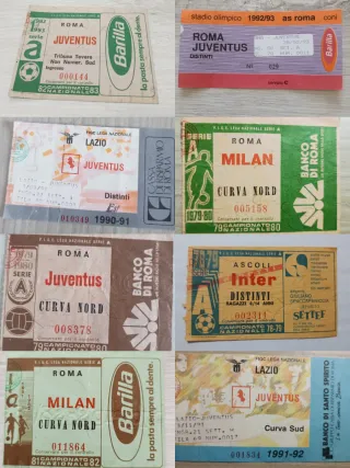 Biglietti Calcio ognuno 5 euro