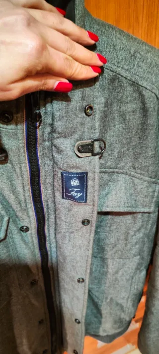 Giubbotto Fay Grigio Uomo