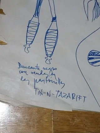 Lote 5 raros dibujos antiguos originales  firmados