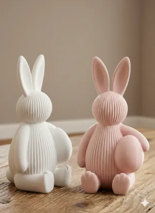 Coniglietto Pasquale colorato