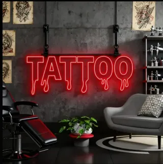 Lampada Neon LED "TATTOO" Goccia