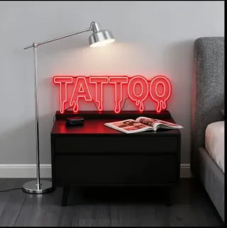 Lampada Neon LED "TATTOO" Goccia
