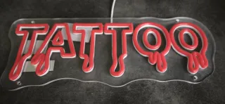 Lampada Neon LED "TATTOO" Goccia