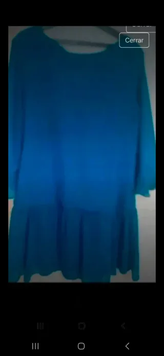 Vestido Poete azul talla 42