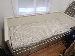 Cama nido Hemnes con 2 colchones