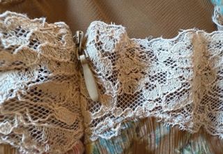 Vestido Zara floral marrón y multicolor