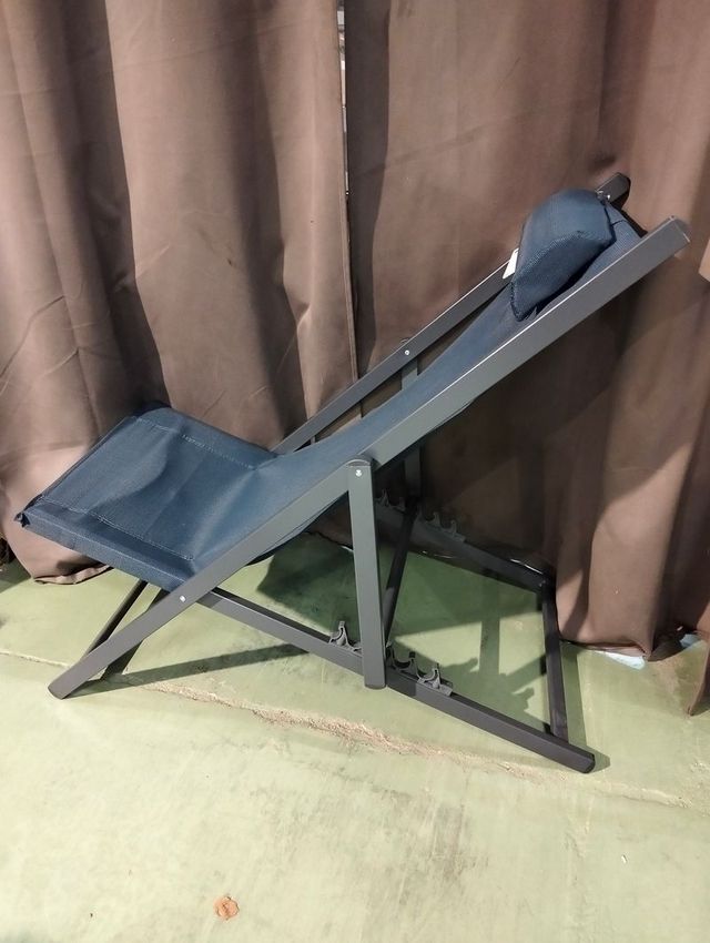 Set de 2 Hamaca aluminio plegable cadaques Tumbona