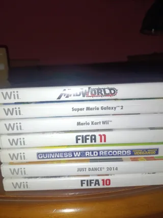 Pack 7 Juegos Wii: Madworld, FIFA 10/11, Mario Kar